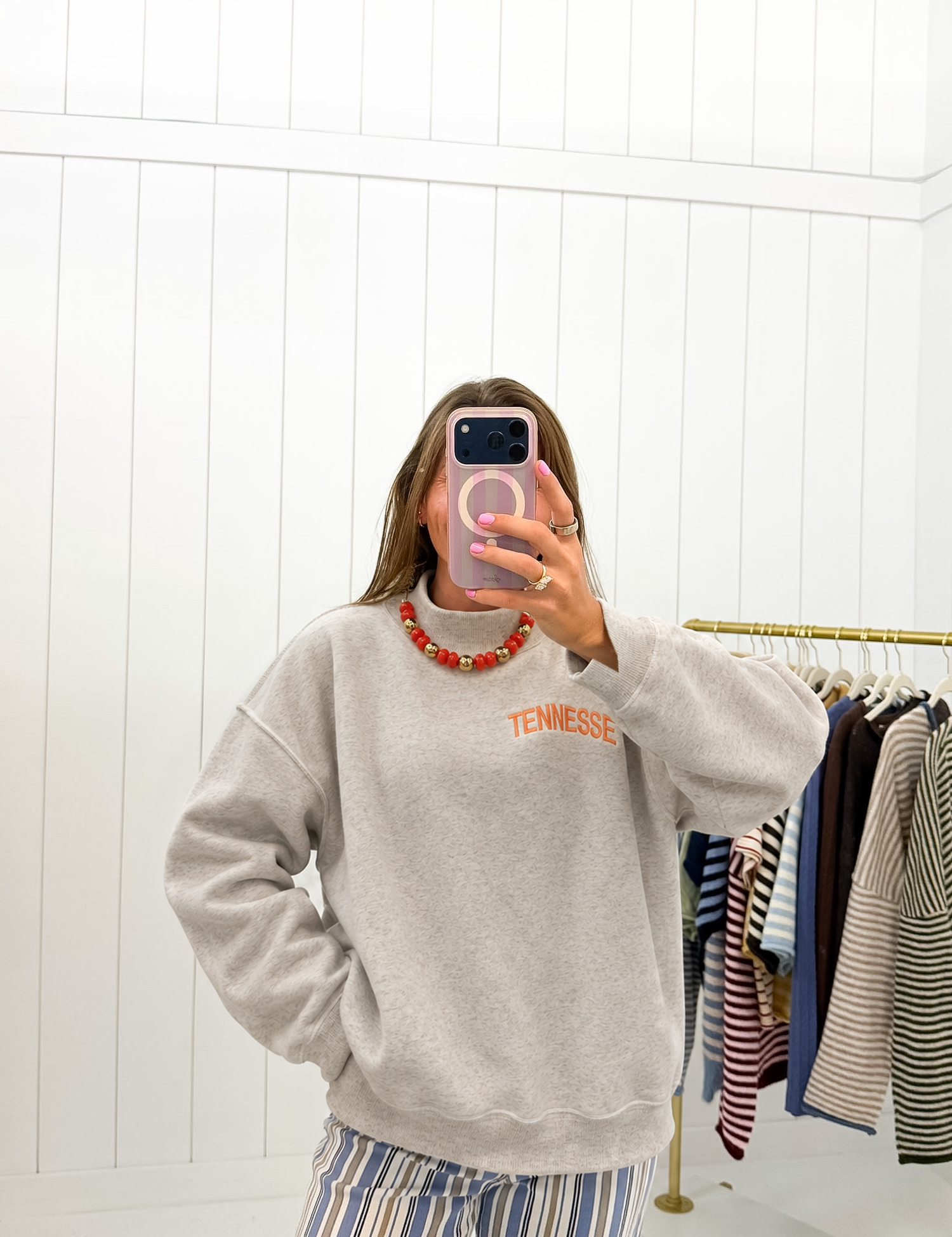 Tennessee Embroidered Mockneck
