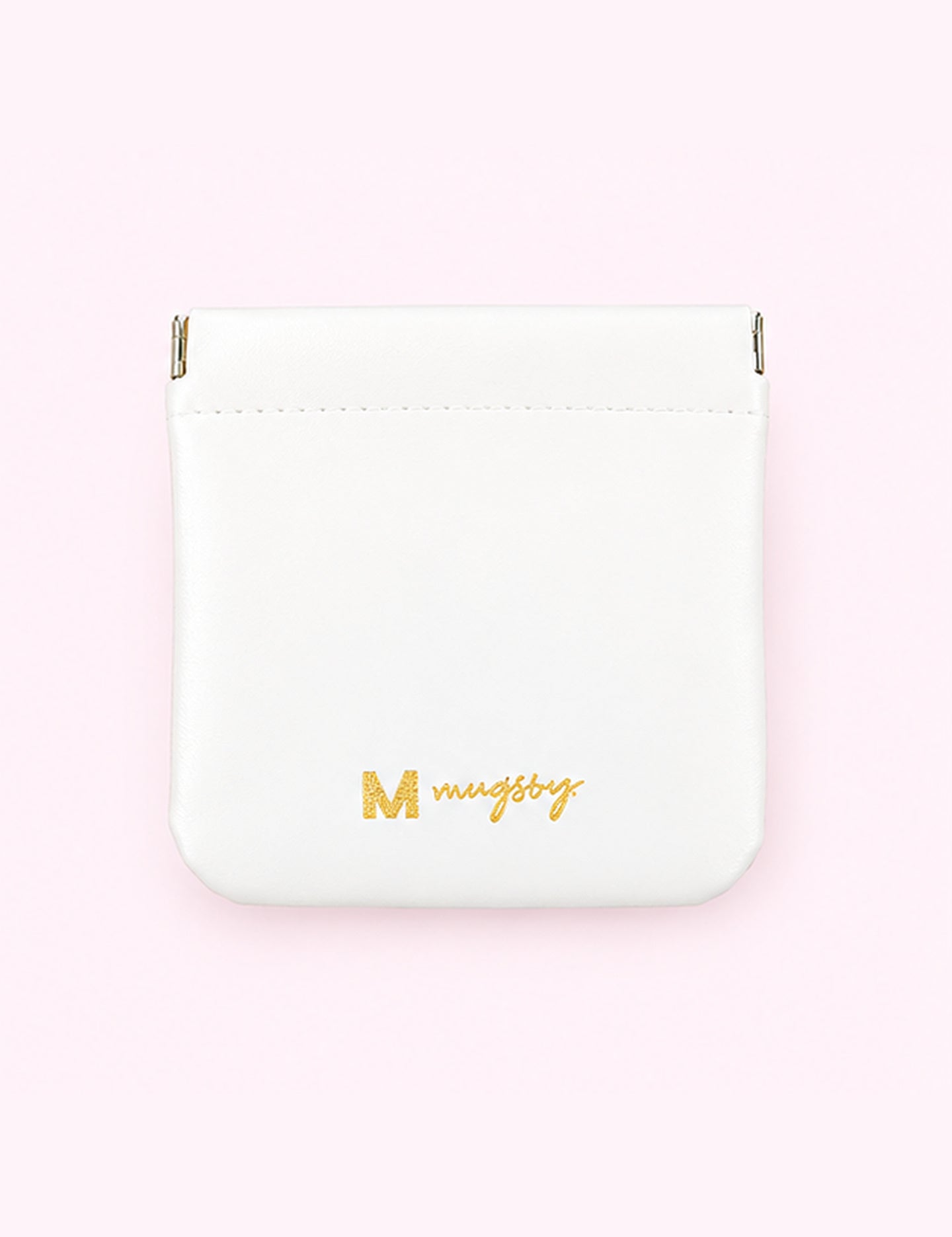 Ninety Nine Boutique super-pale pink accessory product photo: White Squeeze Coin Purse Wallet (October 1, 2026)