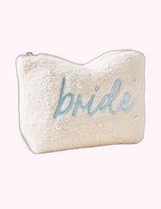 Ninety Nine Boutique super-pale pink accessory product photo: Teddy Pouch-Bride (October 2, 2026)
