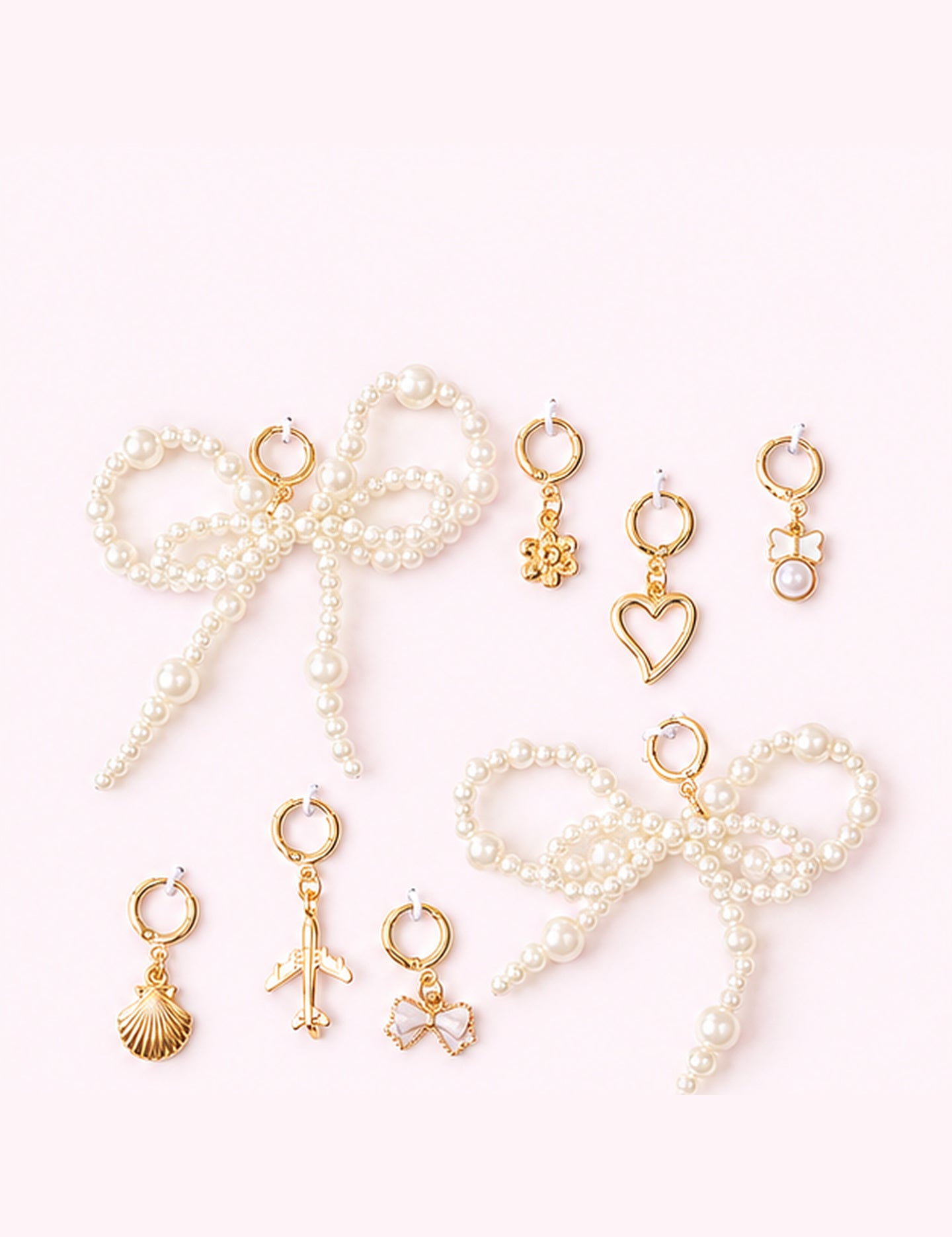 Ninety Nine Boutique super-pale pink accessory product photo: Dazzle Shoe Charm Pack-Wanderlust (October 1, 2026)