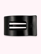 Ninety Nine Boutique super-pale pink accessory product photo: Flat Rectangle Hair Clip | Large | Jet Black (October 2, 2026)