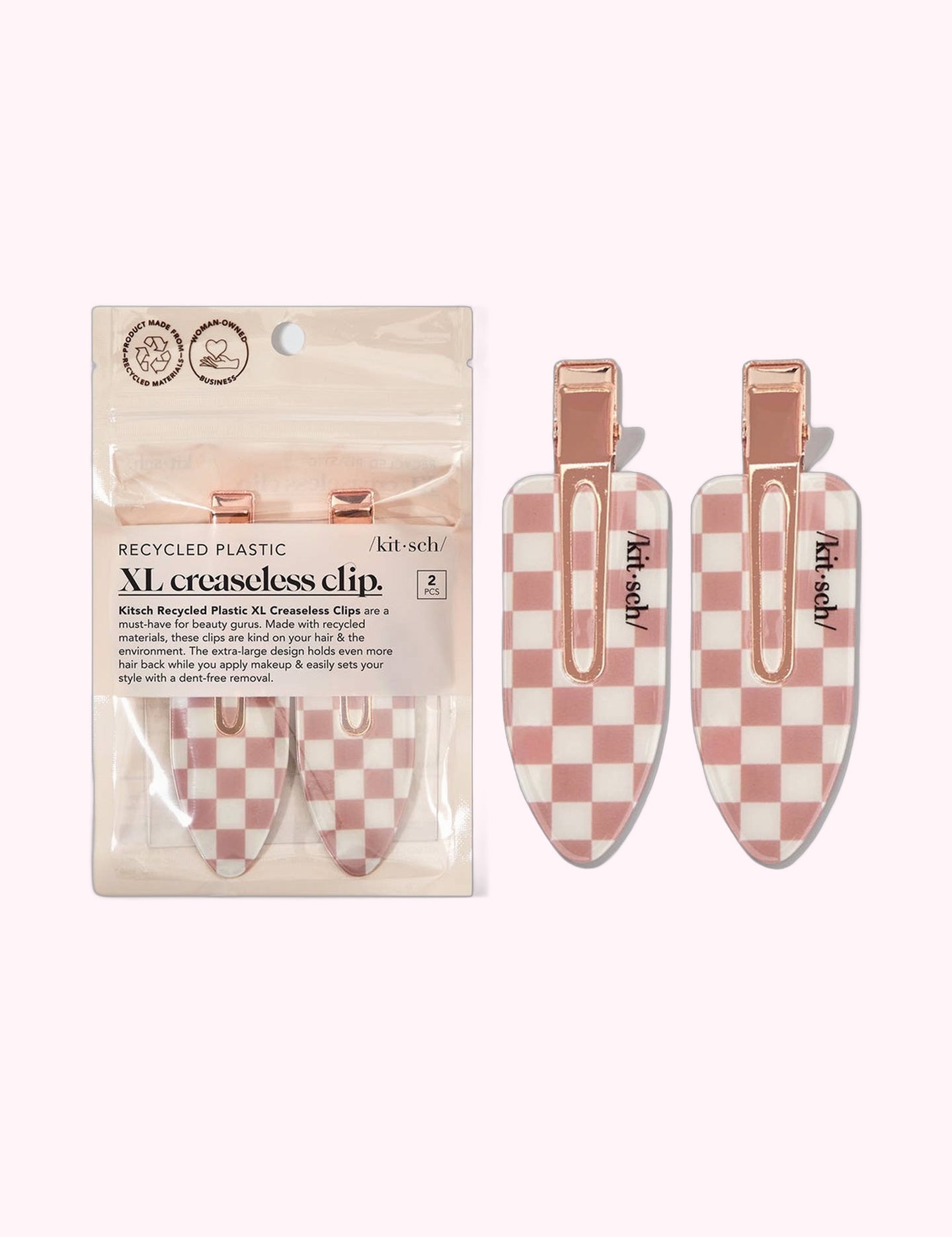 Ninety Nine Boutique super-pale pink accessory product photo: Terracotta Clips 2pc Set (October 2, 2026)