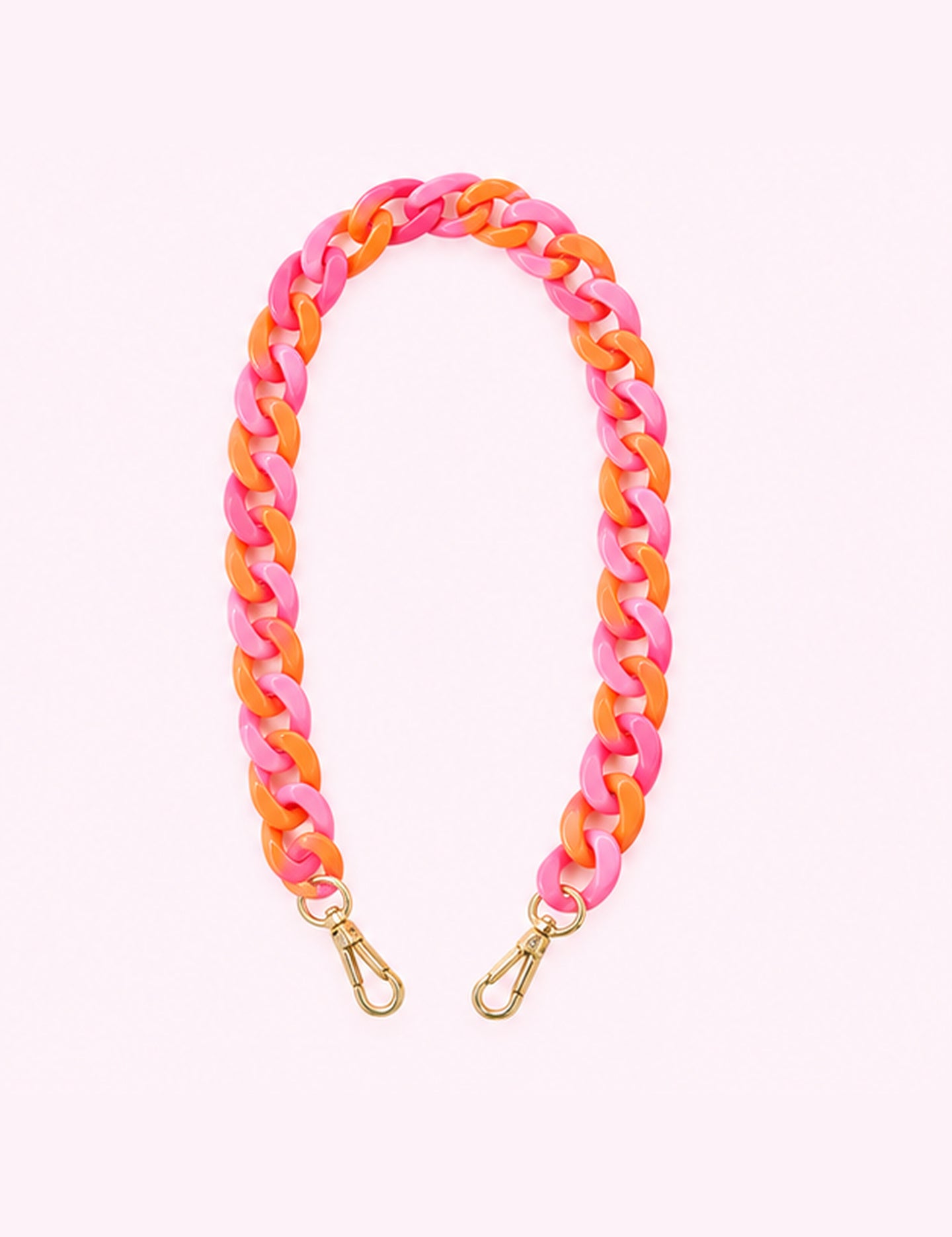 Ninety Nine Boutique super-pale pink accessory product photo: Pink & Orange Crossbody Phone Chain (October 1, 2026)