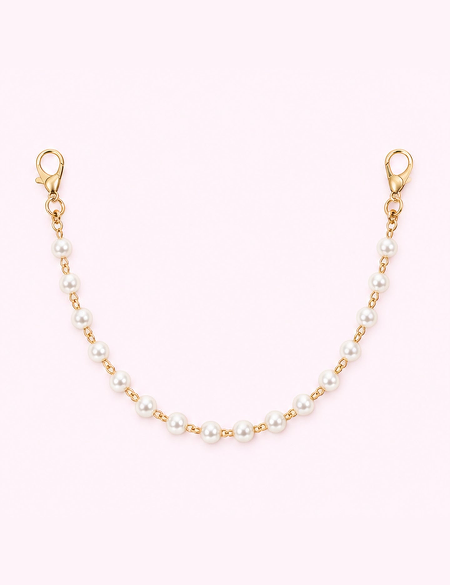Ninety Nine Boutique super-pale pink accessory product photo: Gold & Pearl Trucker Hat Chain (October 1, 2026)