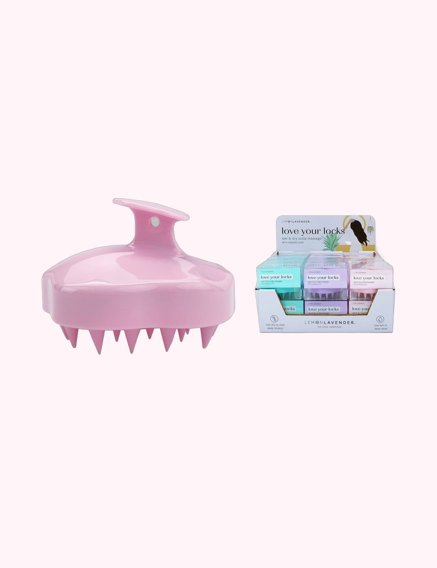 Ninety Nine Boutique super-pale pink accessory product photo: Scalp Massager (October 2, 2026)