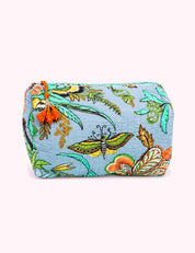 Ninety Nine Boutique super-pale pink accessory product photo: Botanical Quilted Makeup Bag (October 2, 2026)