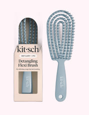 Ninety Nine Boutique super-pale pink accessory product photo: Blue Detangling Hairbrush (October 2, 2026)