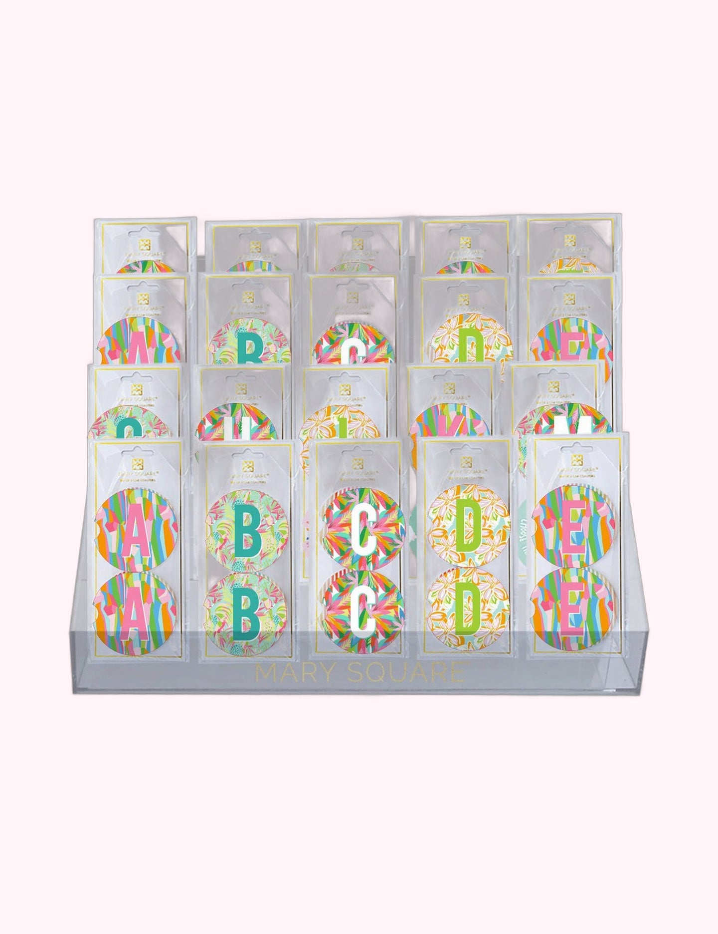 Ninety Nine Boutique super-pale pink accessory product photo: Car Coasters (October 2, 2026)