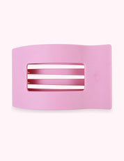 Ninety Nine Boutique super-pale pink accessory product photo: Flat Rectangle Hair Clip | Large | Pinkmas (October 2, 2026)