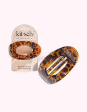 Ninety Nine Boutique super-pale pink accessory product photo: Recycled Plastic Large Flat Cloud Clip - Tort (October 2, 2026)