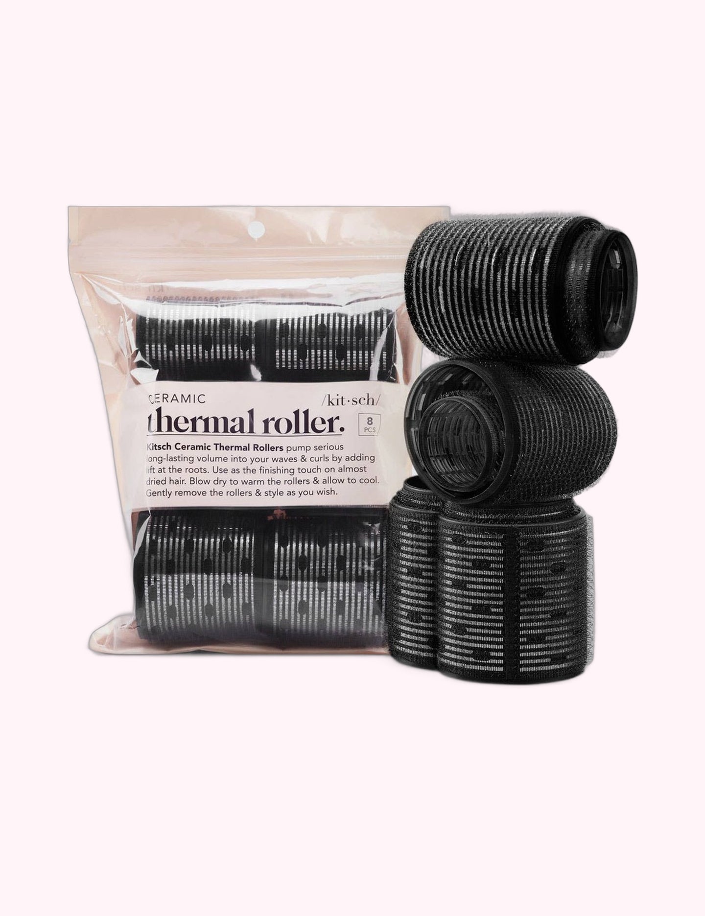 Ninety Nine Boutique super-pale pink accessory product photo: Ceramic Hair Roller 8pc Variety Pack (October 2, 2026)