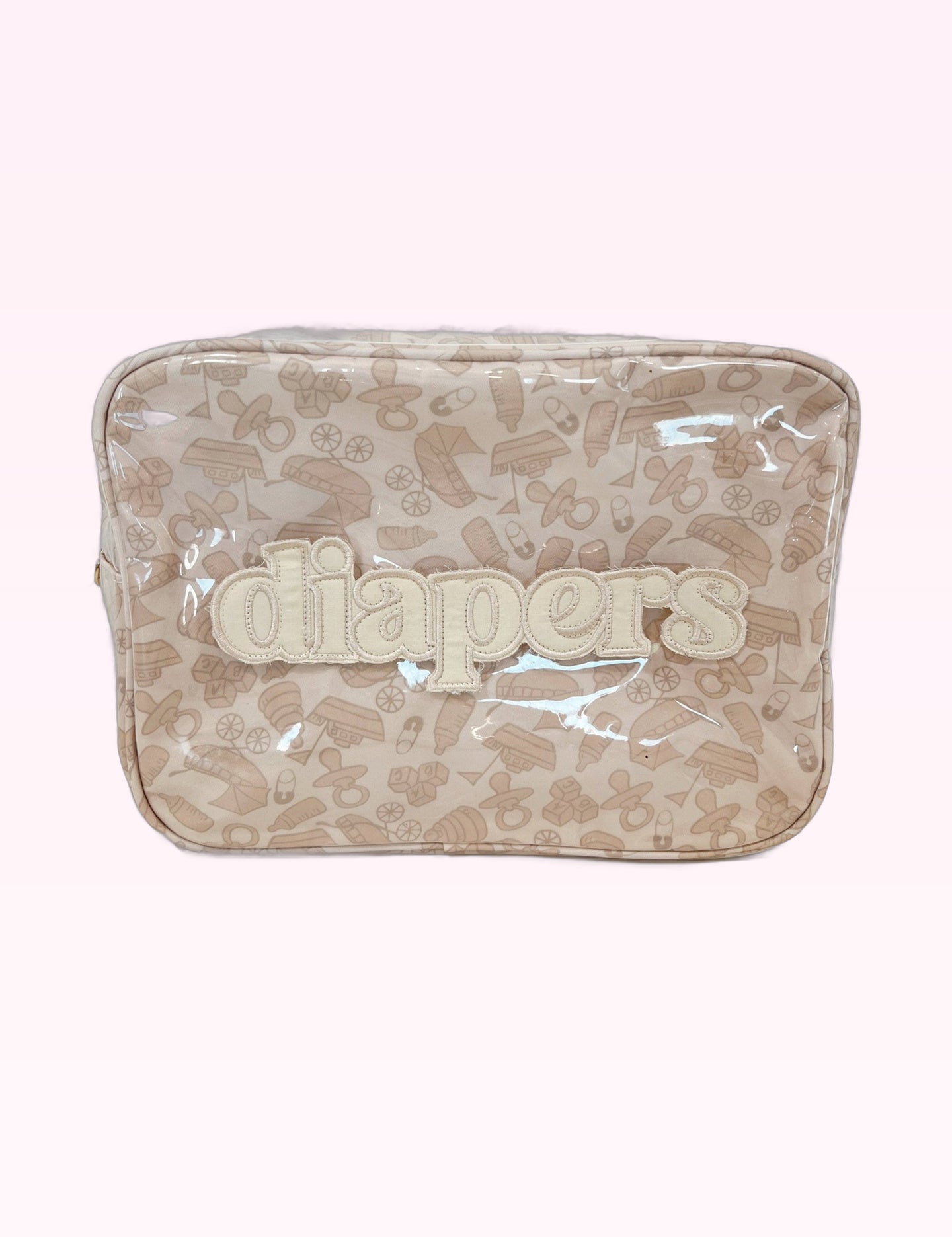 Ninety Nine Boutique super-pale pink accessory product photo: Pink Diapers XL Bag (October 1, 2026)