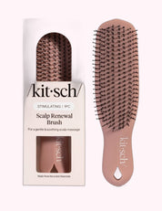 Ninety Nine Boutique super-pale pink accessory product photo: Scalp Renewal Brush in Terracotta (October 2, 2026)