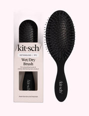 Ninety Nine Boutique super-pale pink accessory product photo: Recycled Plastic Wet & Dry Brush- Black (October 2, 2026)