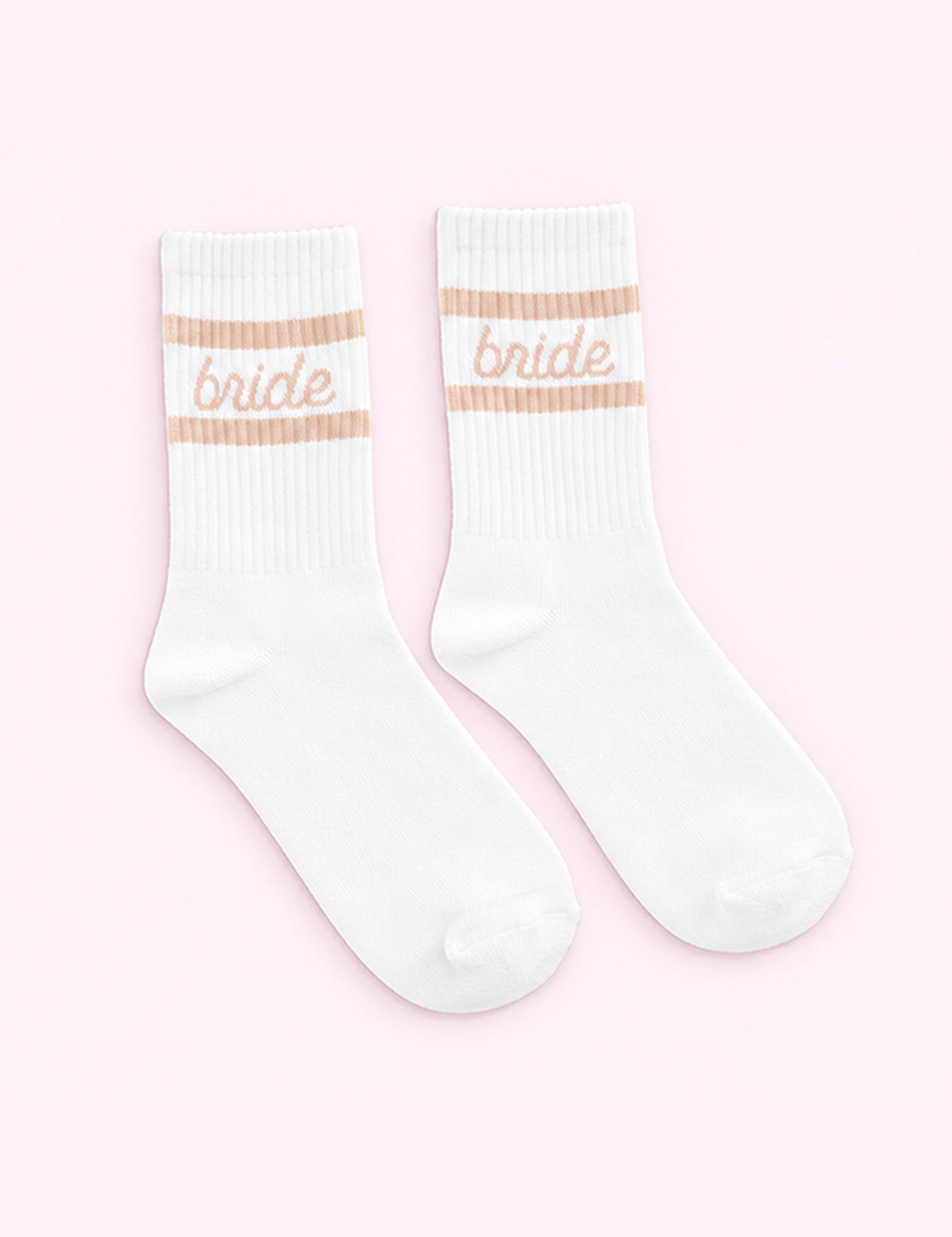Ninety Nine Boutique super-pale pink accessory product photo: Pink Bride Socks (October 1, 2026)
