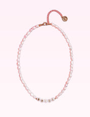 Ninety Nine Boutique super-pale pink accessory product photo: Bridal Pearl Beaded Necklace (October 1, 2026)