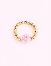 Ninety Nine Boutique super-pale pink accessory product photo: Smiley BB Bead Ring (October 1, 2026)