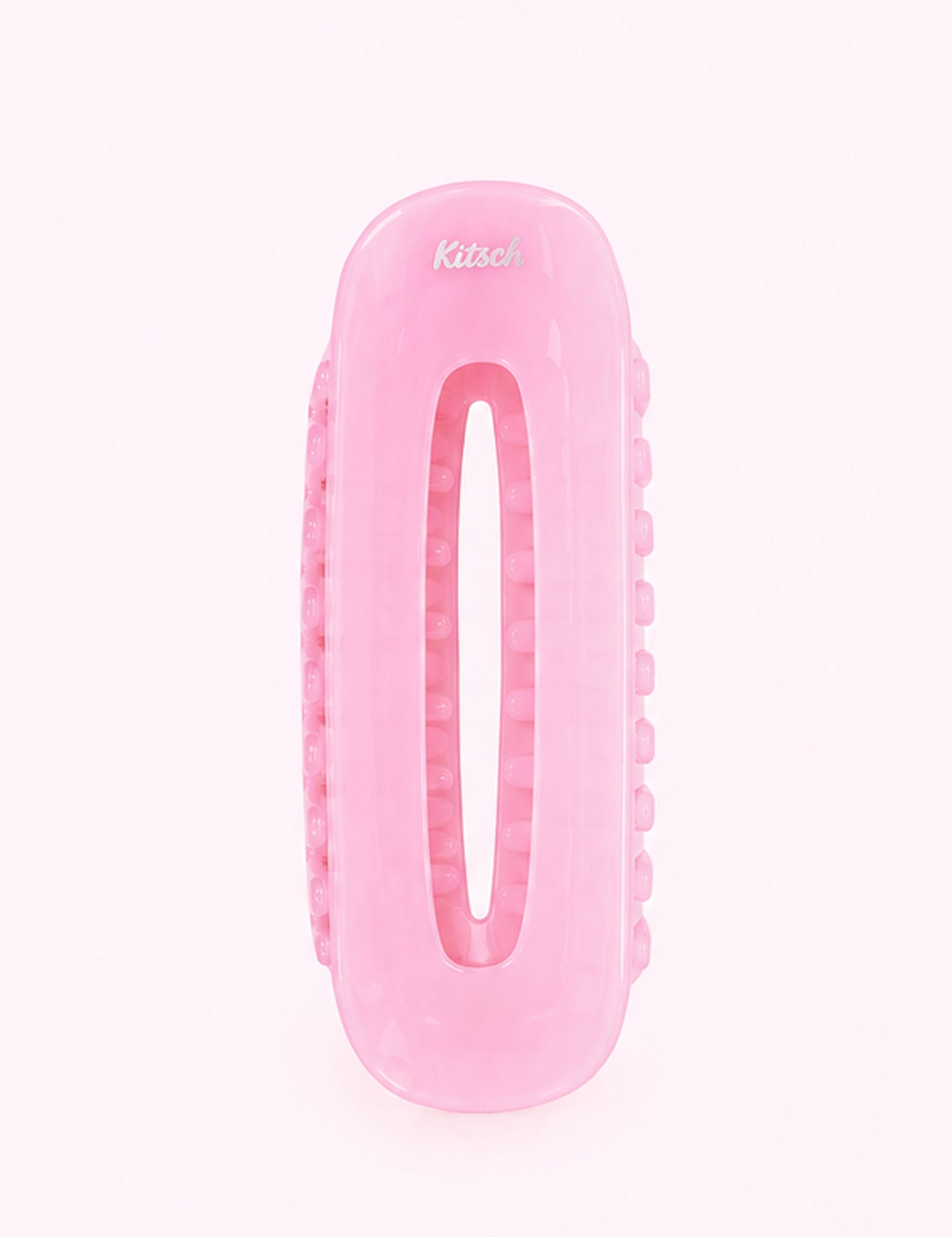 Ninety Nine Boutique super-pale pink accessory product photo: Light Pink Oversized Flat Claw Clip (October 1, 2026)