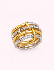 Ninety Nine Boutique super-pale pink accessory product photo: Stainless Steel Stackable Plain Band Rings Linked (October 1, 2026)