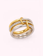 Ninety Nine Boutique super-pale pink accessory product photo: Stainless Steel Stackable Plain Band Rings Linked (October 1, 2026)