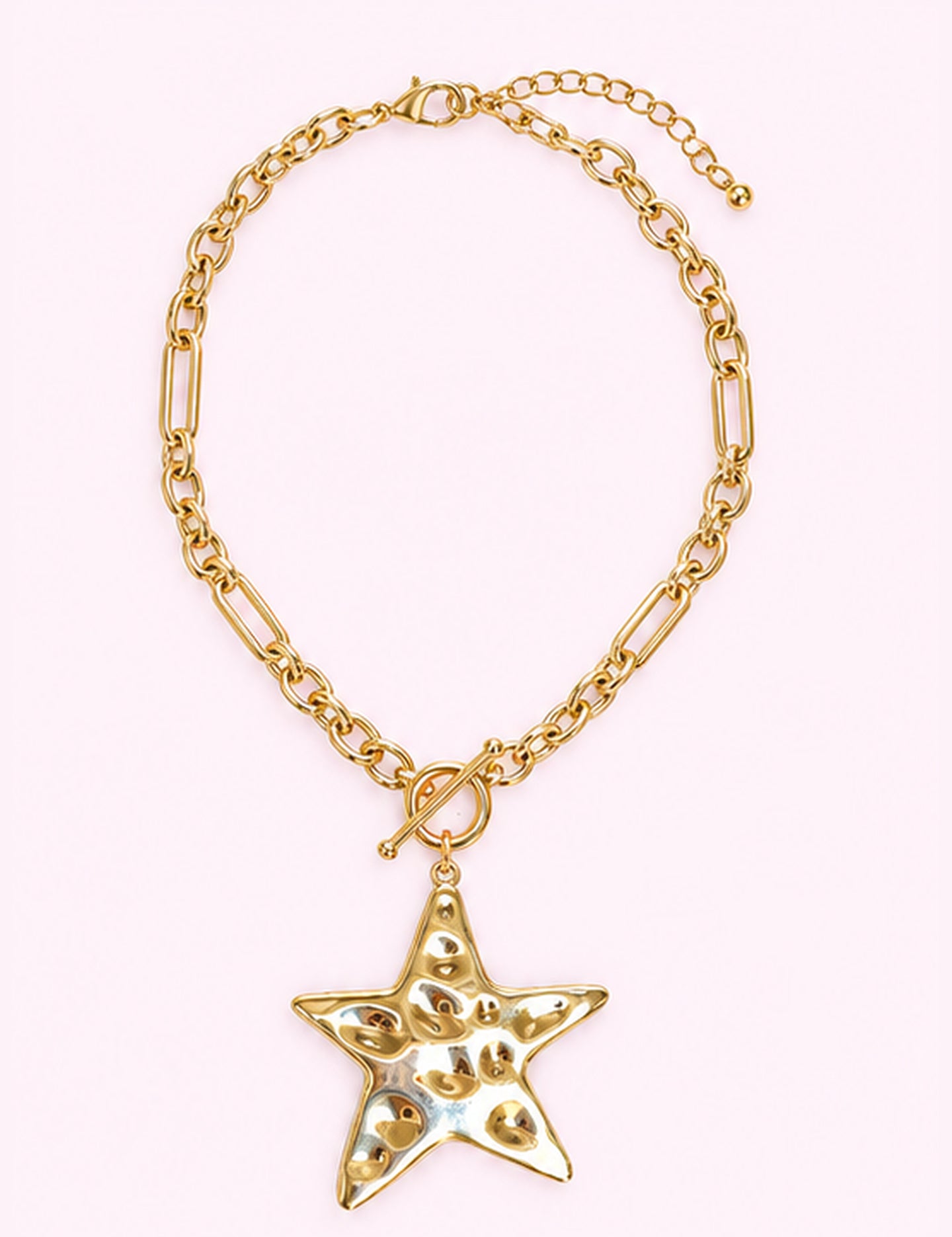 Ninety Nine Boutique super-pale pink accessory product photo: Star Parker Necklace (October 1, 2026)