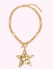 Ninety Nine Boutique super-pale pink accessory product photo: Star Parker Necklace (October 1, 2026)