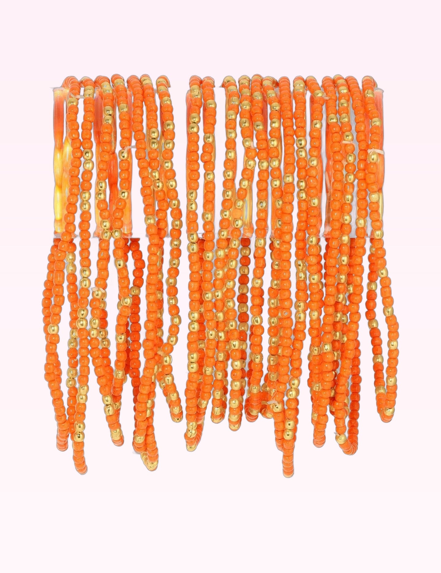 Ninety Nine Boutique super-pale pink accessory product photo: Stretch Seed Bead Solid GAME DAY Bracelets (October 1, 2026)