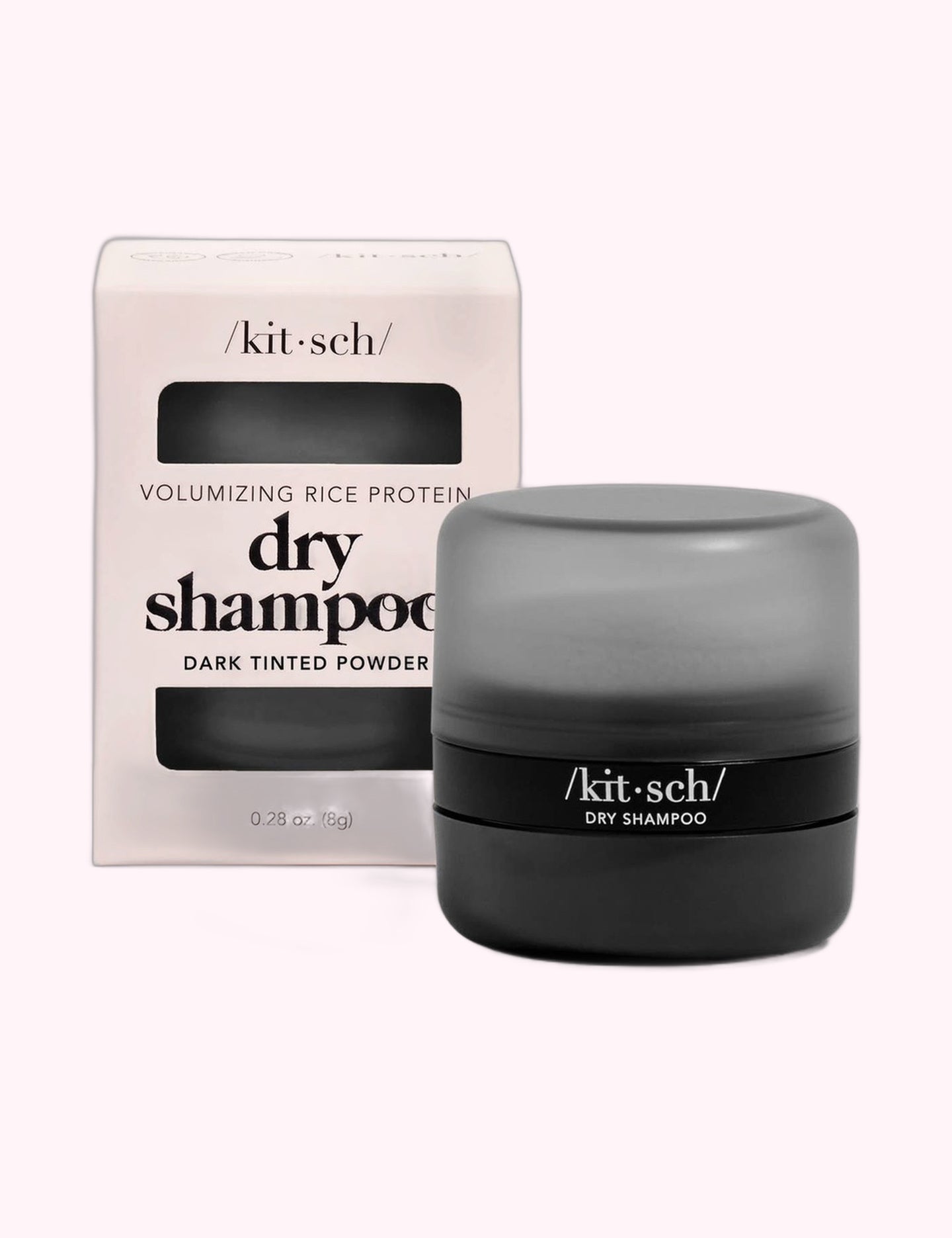 Ninety Nine Boutique super-pale pink accessory product photo: Volumizing Rice Protein Dry Shampoo - Dark Tinted Powder (October 2, 2026)