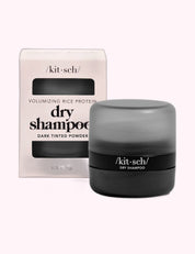 Ninety Nine Boutique super-pale pink accessory product photo: Volumizing Rice Protein Dry Shampoo - Dark Tinted Powder (October 2, 2026)