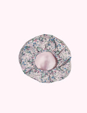 Ninety Nine Boutique super-pale pink accessory product photo: Bridgerton x Kitsch Satin-Lined Flexi Shower Cap in Wisteria (October 2, 2026)