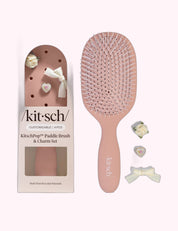 Ninety Nine Boutique super-pale pink accessory product photo: KitschPop™️ Paddle Brush - Terracotta (October 2, 2026)