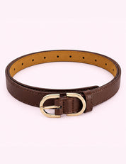 Ninety Nine Boutique super-pale pink accessory product photo: Brown Simple Style Belt (October 1, 2026)