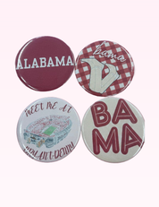 Ninety Nine Boutique super-pale pink accessory product photo: Alabama Game Day Pins (October 1, 2026)