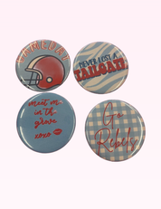 Ninety Nine Boutique super-pale pink accessory product photo: Ole Miss Game Day Pins (October 1, 2026)