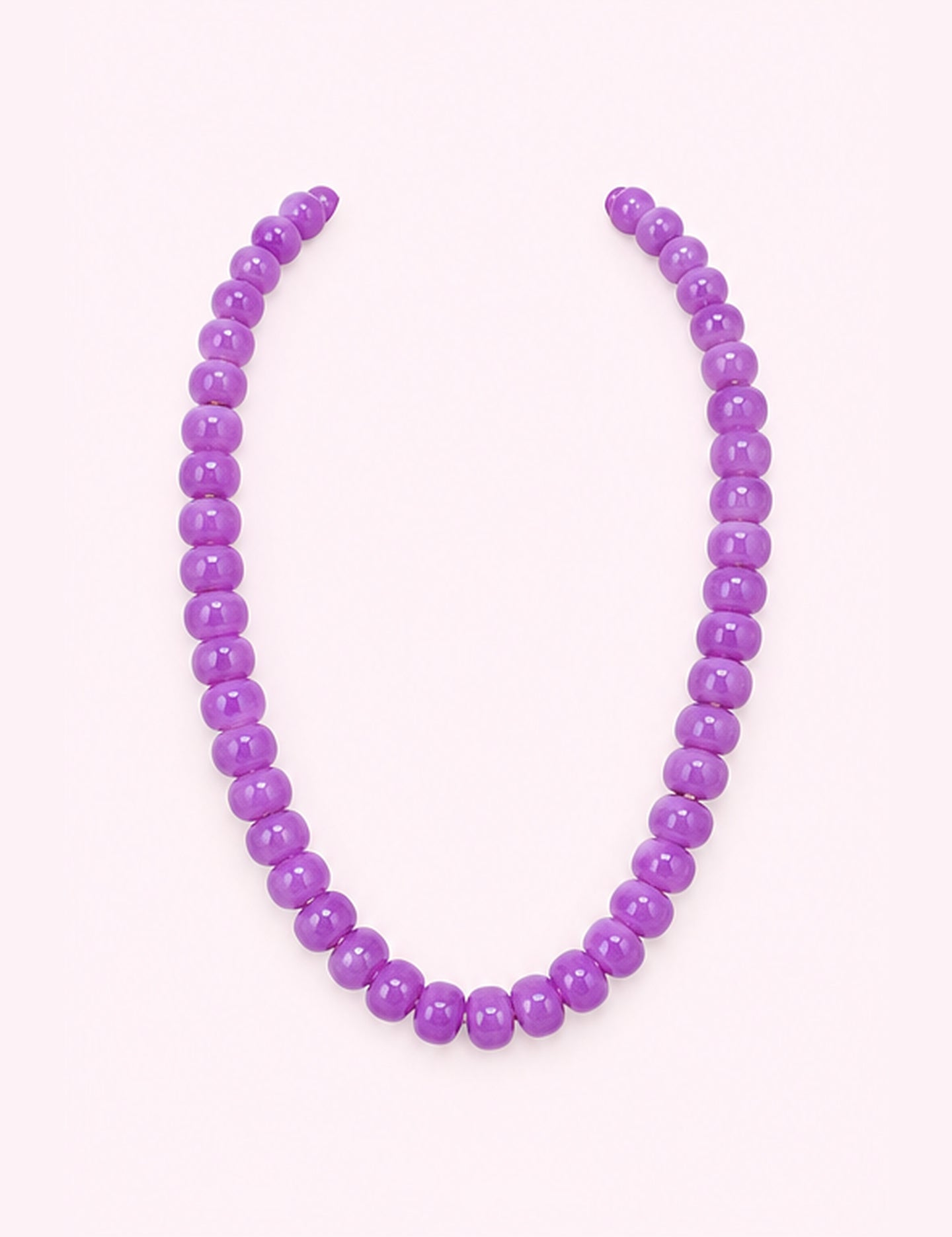 Ninety Nine Boutique super-pale pink accessory product photo: Purple Gemstone Necklace (October 1, 2026)