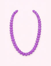 Ninety Nine Boutique super-pale pink accessory product photo: Purple Gemstone Necklace (October 1, 2026)