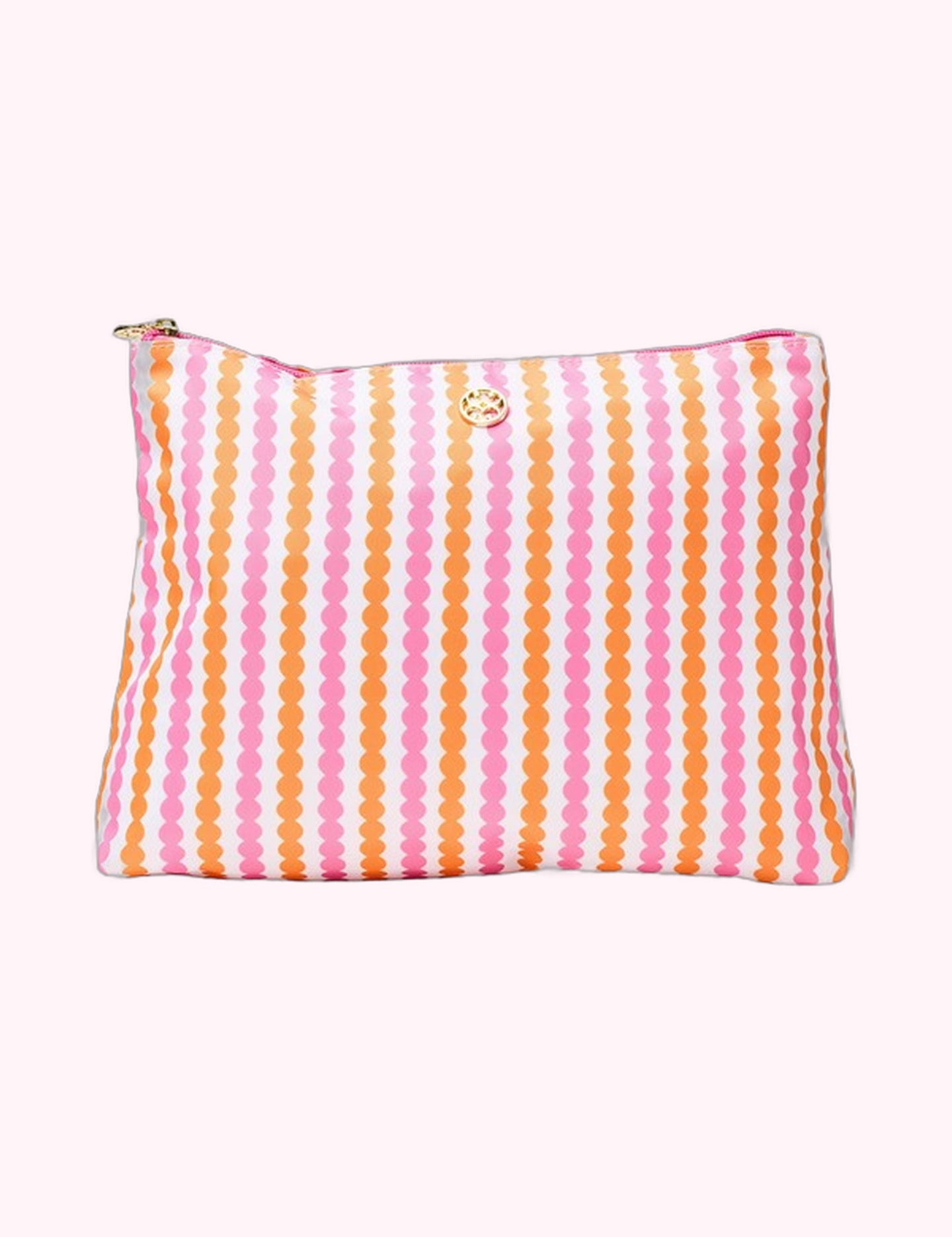 Ninety Nine Boutique super-pale pink accessory product photo: Travel Pouch | Sunstripe (October 2, 2026)
