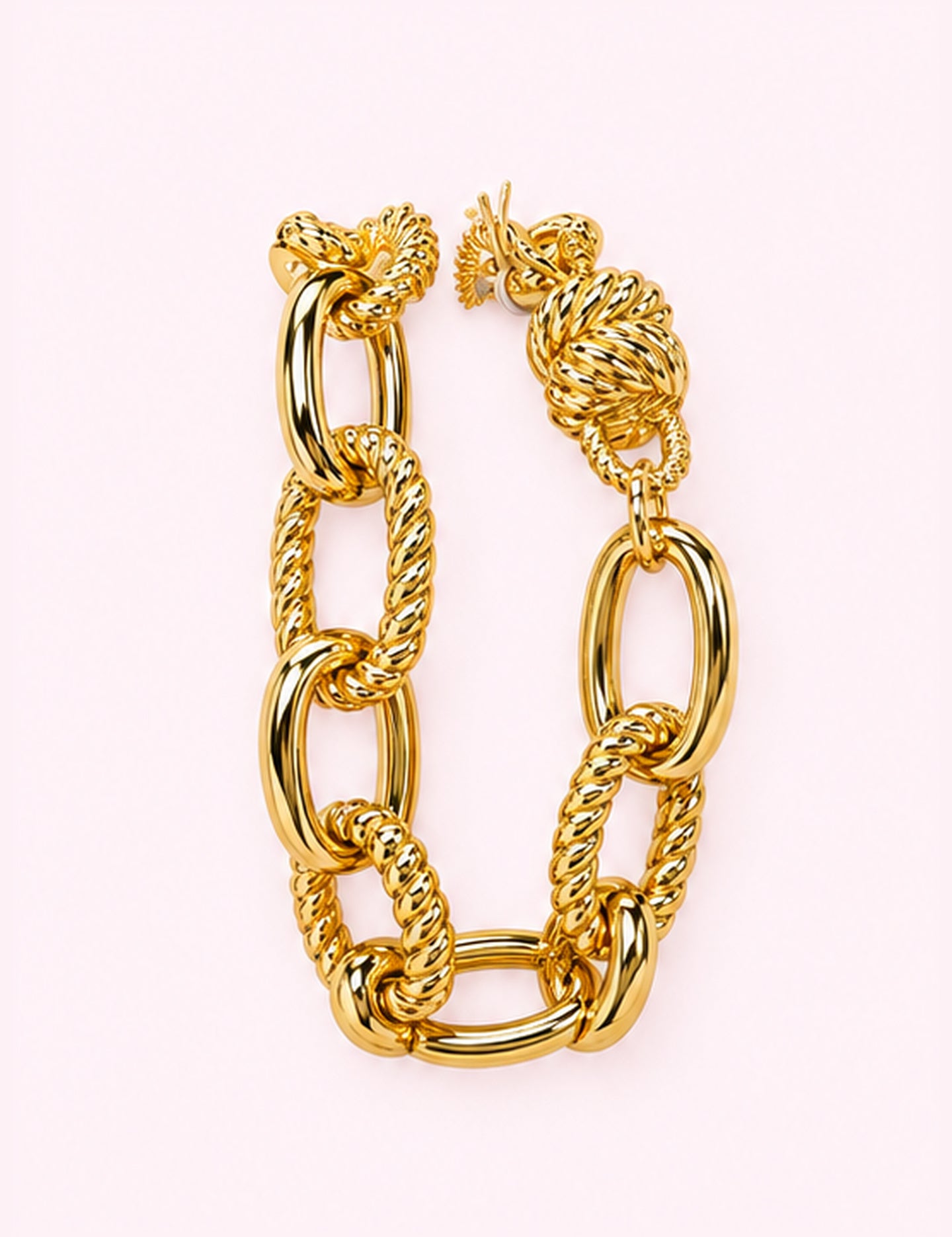 Ninety Nine Boutique super-pale pink accessory product photo: Gold Chain Bracelet (October 1, 2026)
