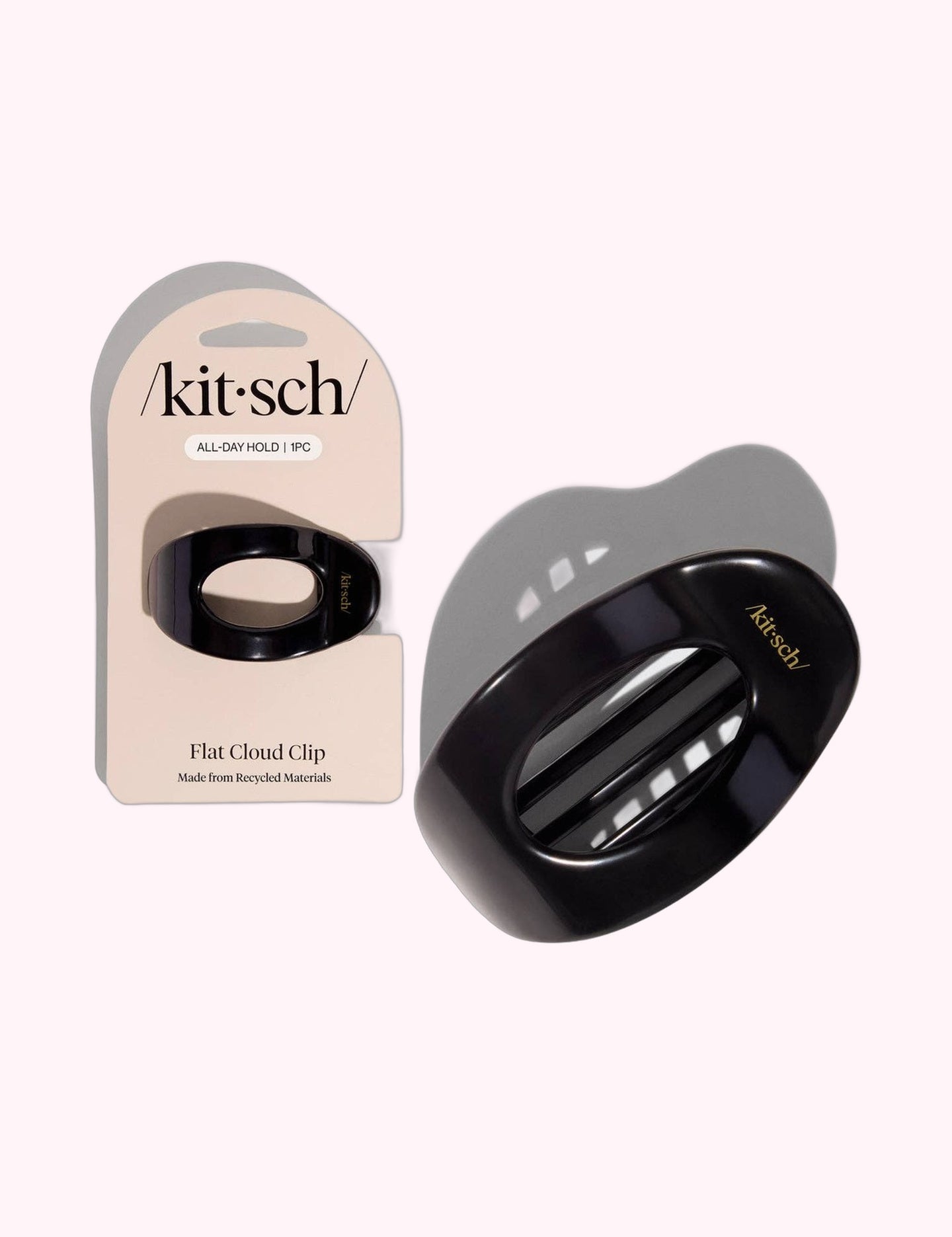 Ninety Nine Boutique super-pale pink accessory product photo: Black Flat Cloud Clip - Small (October 2, 2026)