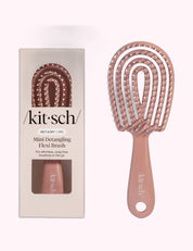 Ninety Nine Boutique super-pale pink accessory product photo: Mini Terracotta Detangling Flexi Brush (October 2, 2026)