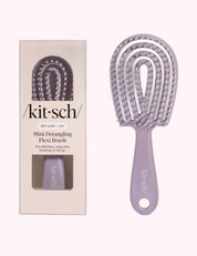 Ninety Nine Boutique super-pale pink accessory product photo: Mini Soft Violet Detangling Flexi Brush (October 2, 2026)
