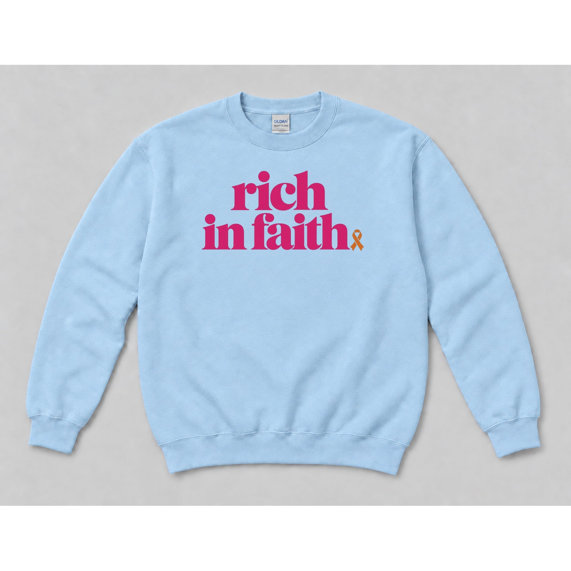 Crewneck Light Blue mockup