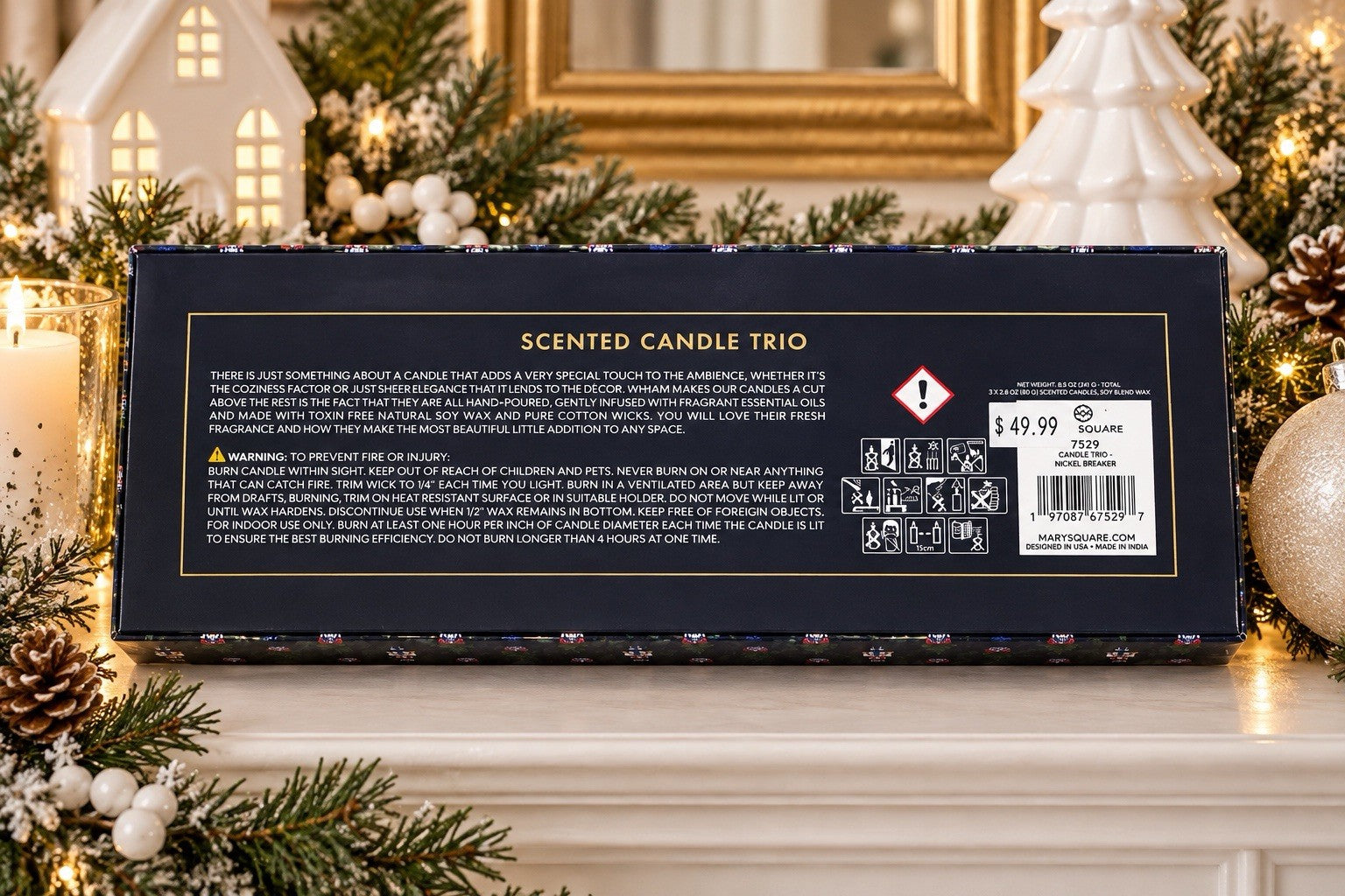 Gift Set - Scented Candle Trio at Ninety Nine Boutique, view 3