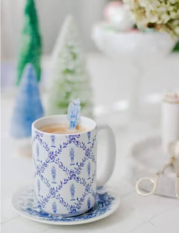 Blue Nutcracker Mug at Ninety Nine Boutique