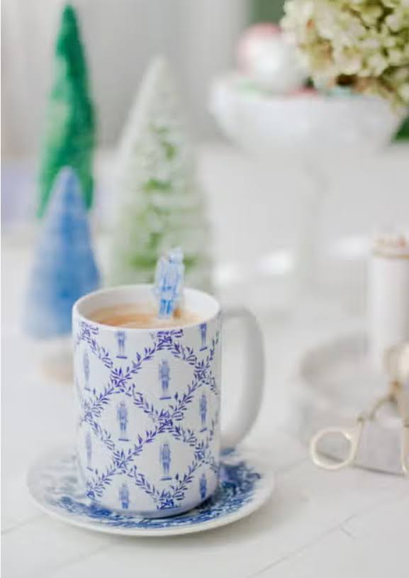 Blue Nutcracker Mug at Ninety Nine Boutique