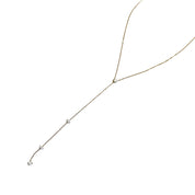 Gold Sparkle Y Necklace