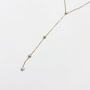Gold Sparkle Y Necklace