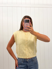 Yellow Lightweight Cardigan