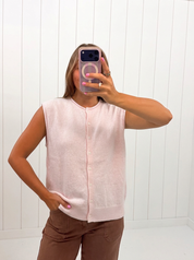 Pink Lightweight Cardigan