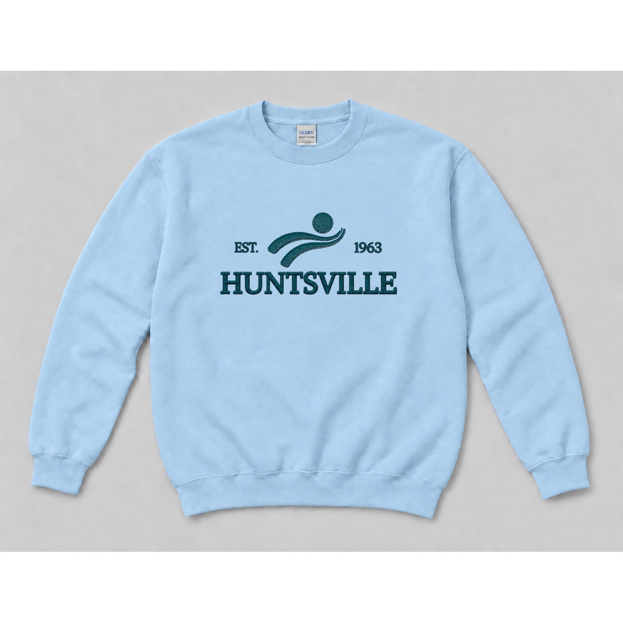 Crewneck Light Blue mockup